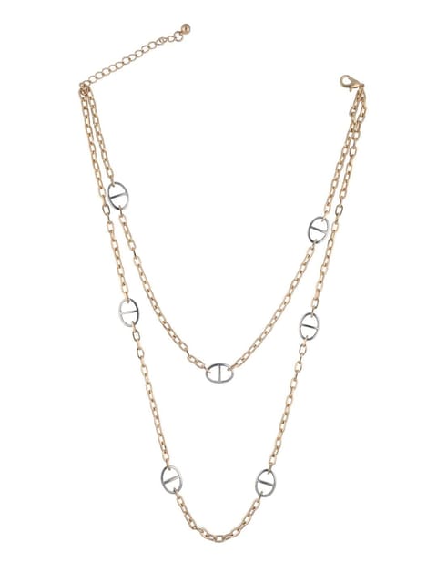 Western Necklace in Two Tone finish - CNB19563