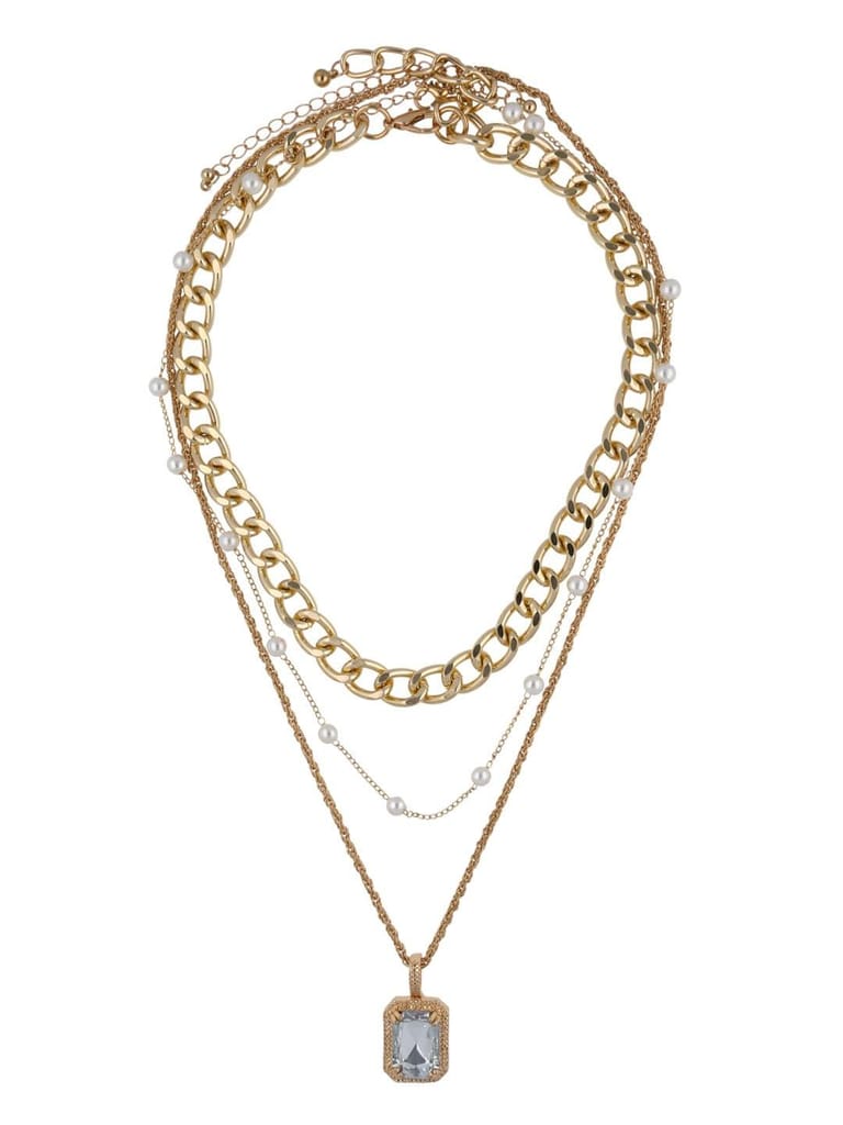 Western Necklace in Gold finish - CNB24309