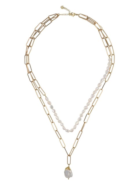 Western Necklace in Gold finish - CNB24329