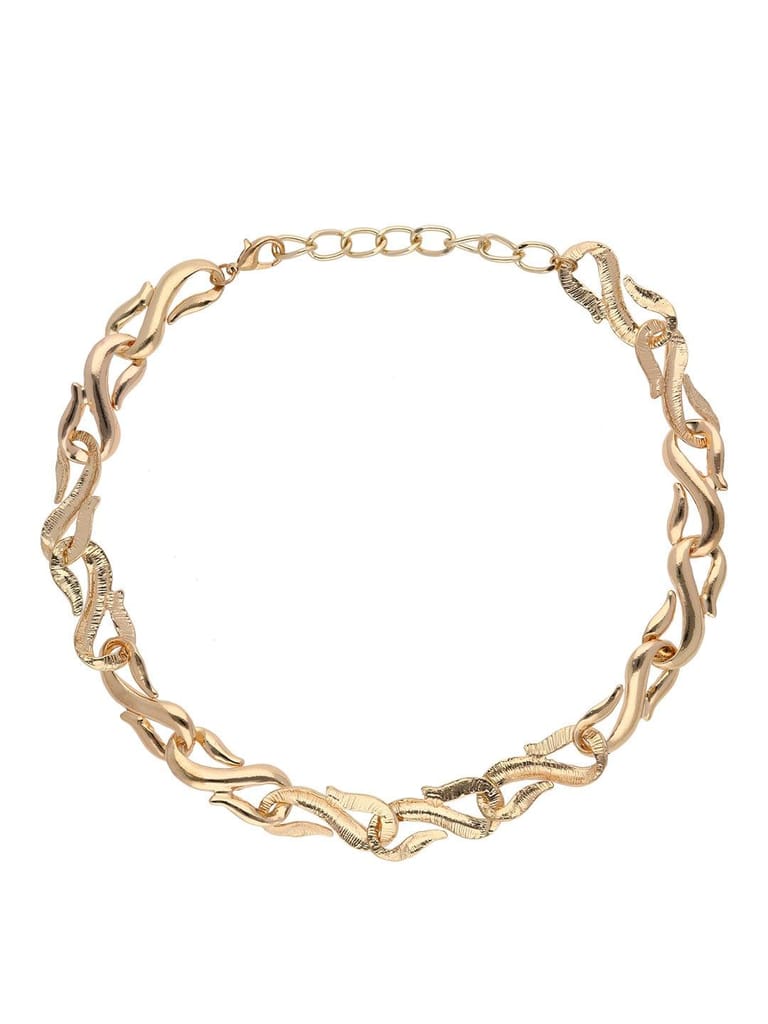 Western Necklace in Gold finish - CNB19510