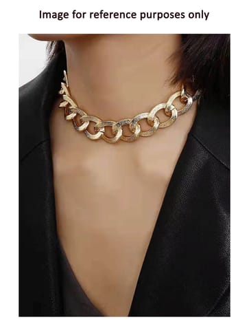 Western Necklace in Gold finish - CNB24244