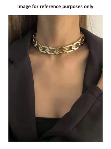 Western Necklace in Gold finish - CNB24318