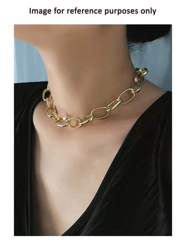 Western Necklace in Gold finish - CNB24317