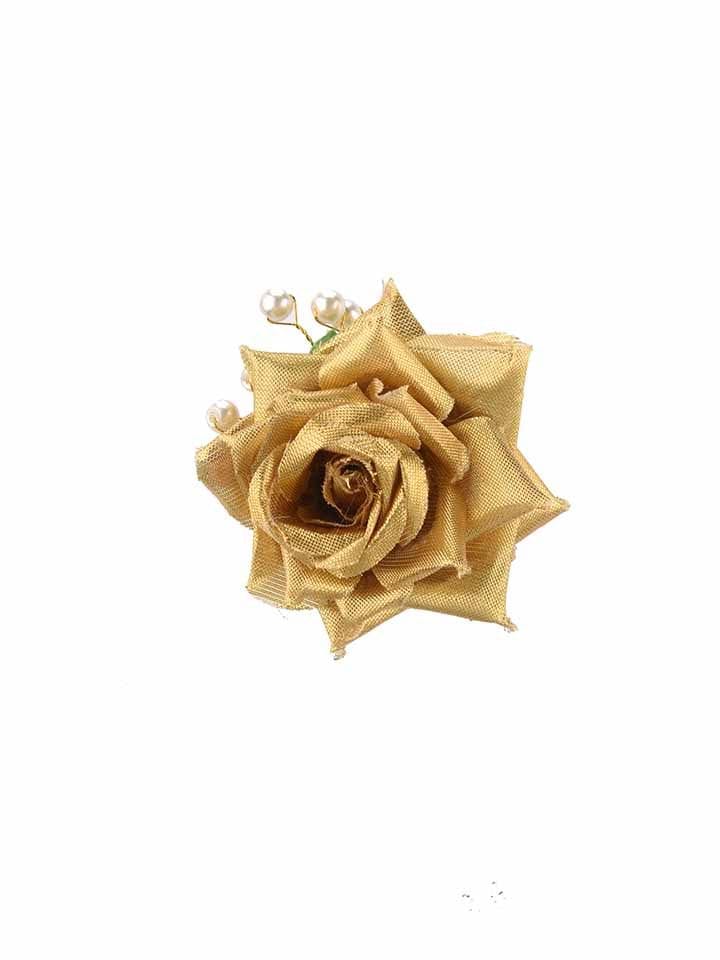 Floral / Flower U Pin in Gold color - CNB15975