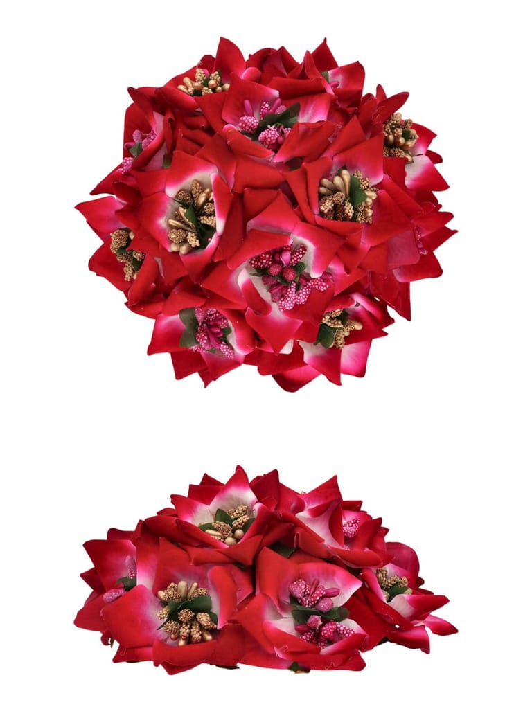 Floral / Flower Juda / Amboda in Two Shade color - RAJ222TS