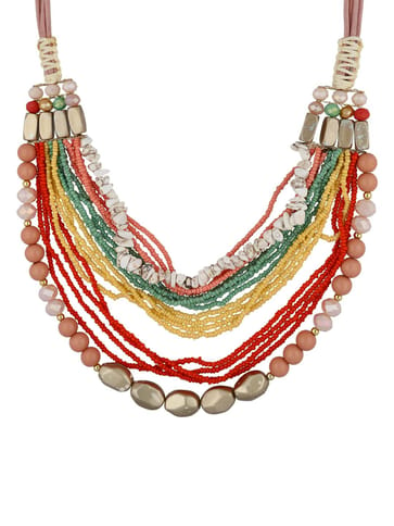 Western Mala in Multicolor color and Gold finish - CNB33935