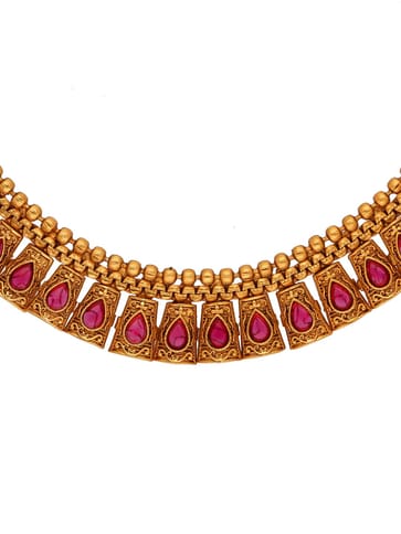 Antique Necklace Set in Gold finish - SSG1311