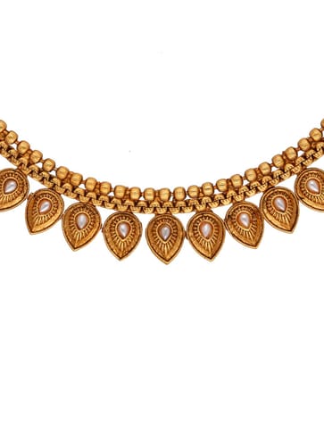 Antique Necklace Set in Gold finish - SSG1312