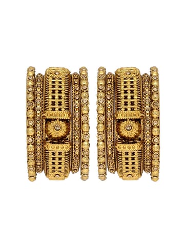 Traditional Chuda / Choora Bangles in Mehendi finish - VAX569
