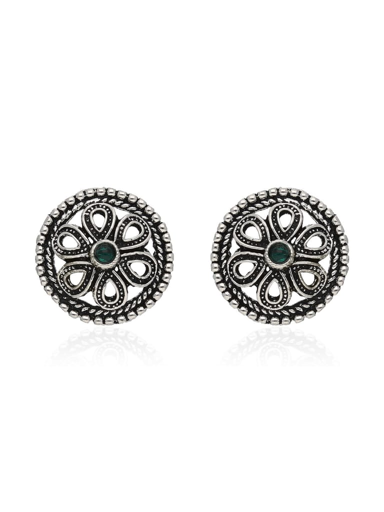 Tops / Studs in Oxidised Silver finish - SSA75
