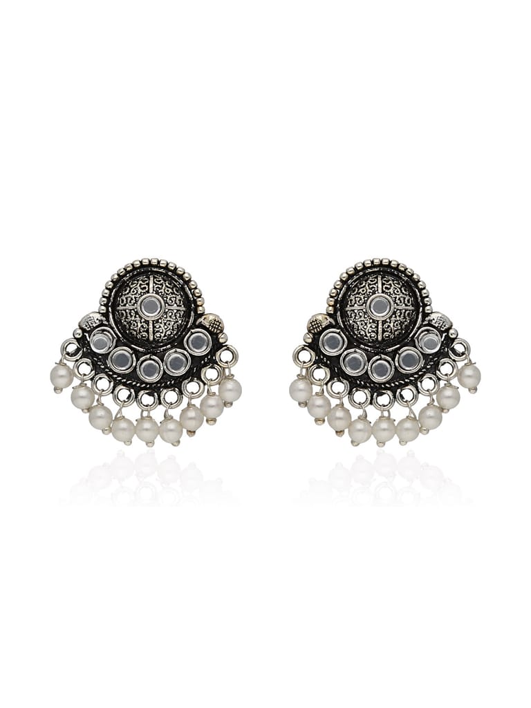 Tops / Studs in Oxidised Silver finish - SSA85