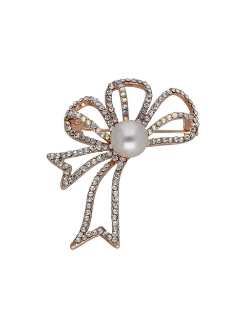 Western Brooch in Rose Gold finish - CNB35941
