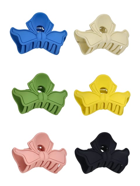 Plain Butterfly Clip in Assorted color - CNB34919