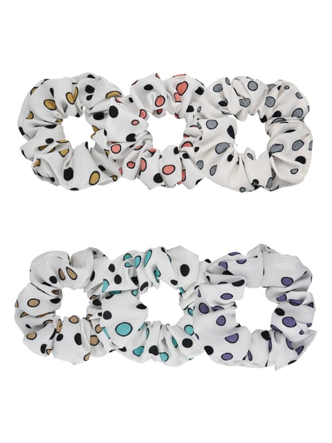 Printed Scrunchies in Assorted color - CNB36890
