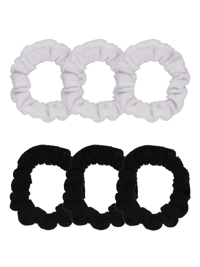 Plain Rubber Bands in Black & White color - CNB30694