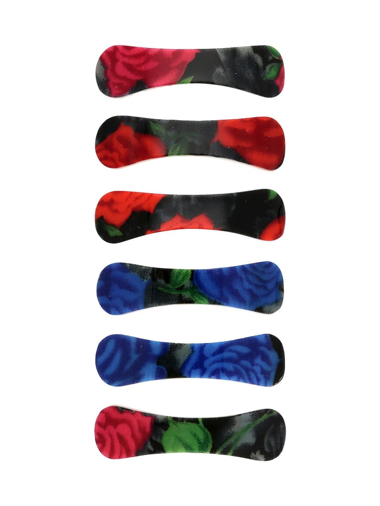 Printed Hair Clip in Assorted color - NIH304