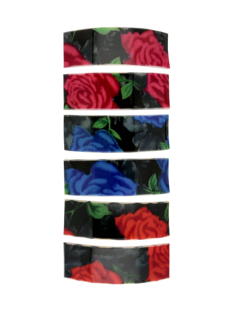 Printed Hair Clip in Assorted color - NIH301