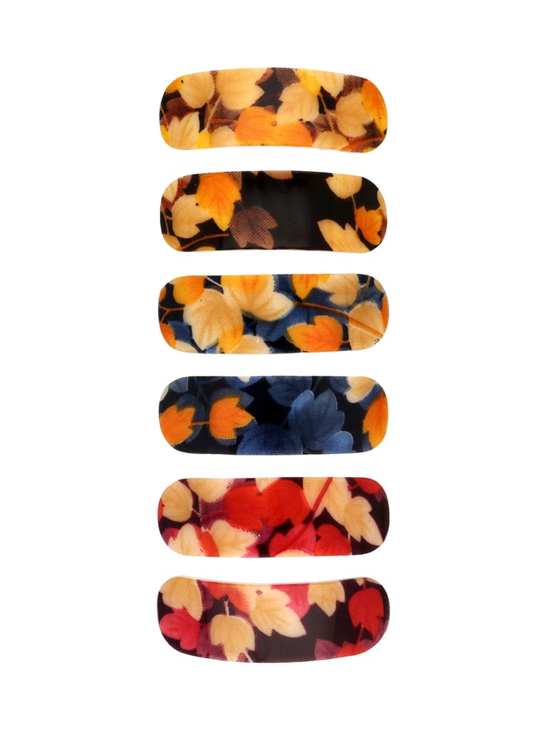 Printed Hair Clip in Assorted color - NIH352