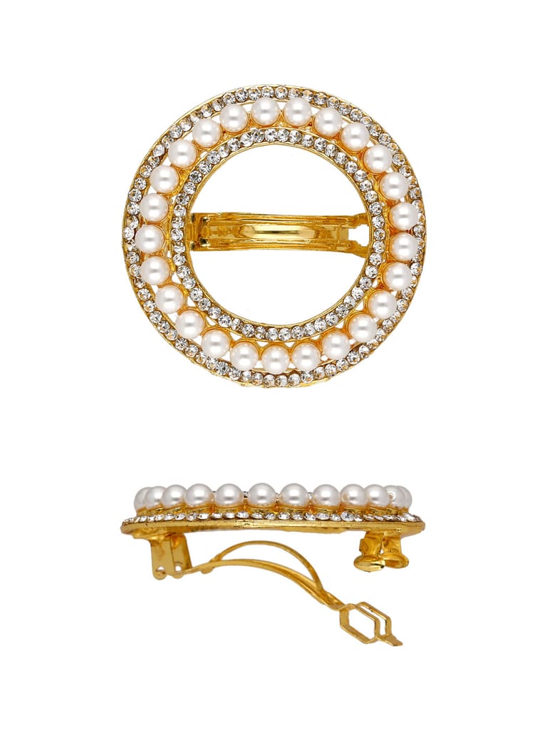 Fancy Hair Clip in Gold finish - RSP2107GO