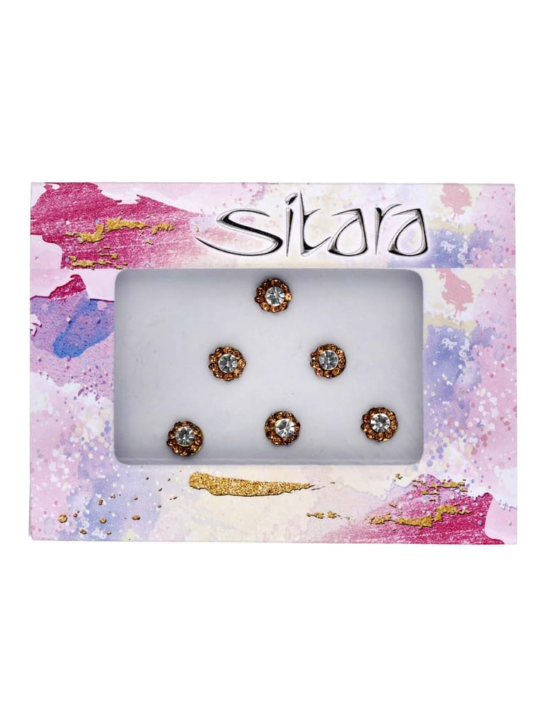 Traditional Bindis in LCT/Champagne color - GHN00506