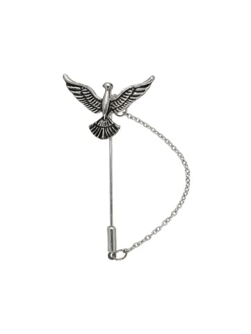 Men's Brooch in Rhodium finish - CNB35905