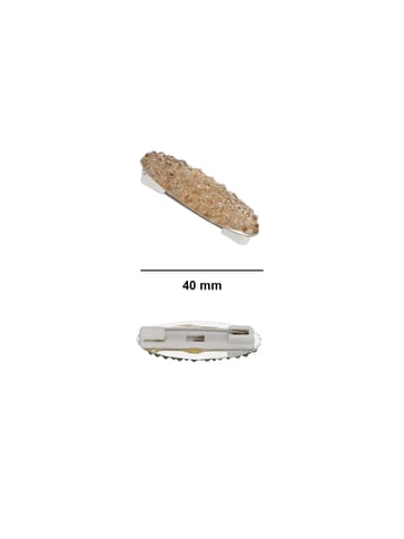 Traditional Saree Pins in Rhodium finish - CNB35858