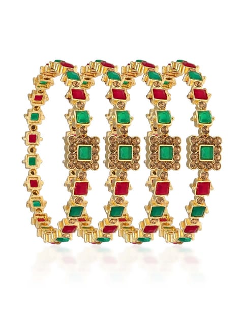 Antique Bangles in Gold finish - 3326