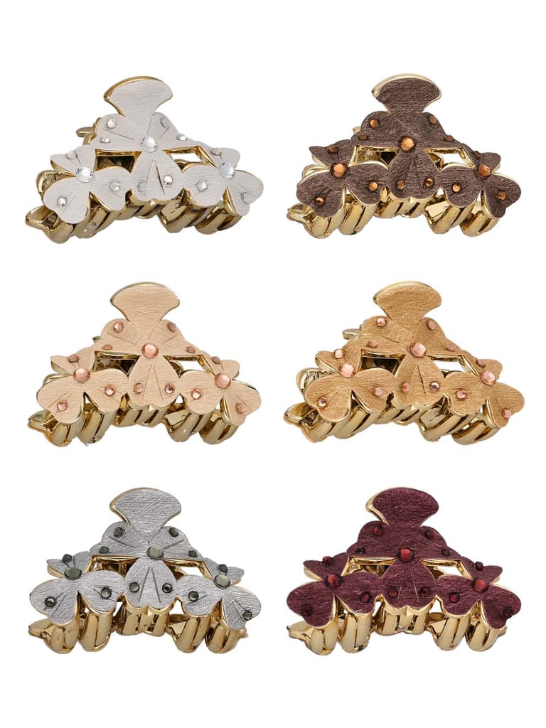 Fancy Butterfly Clip in Assorted color - CNB35428