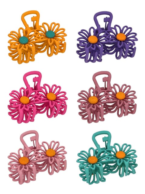 Plain Butterfly Clip in Assorted color - CNB35557