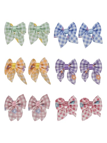 Printed Hair Clip in Assorted color - CNB36308