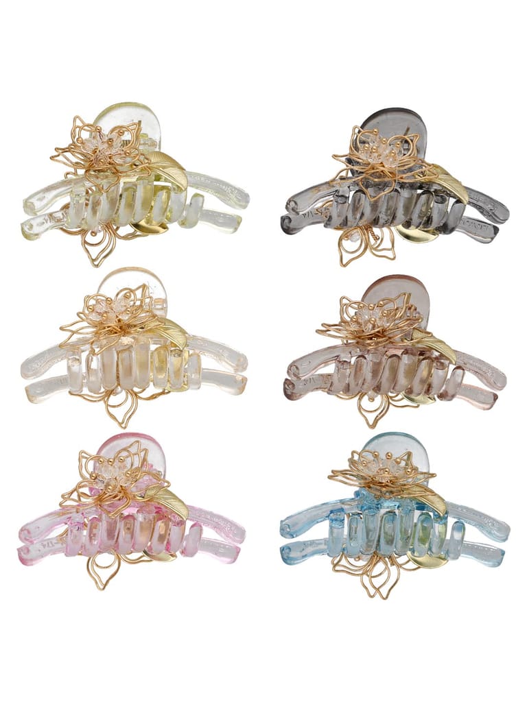 Fancy Butterfly Clip in Assorted color - CNB37601