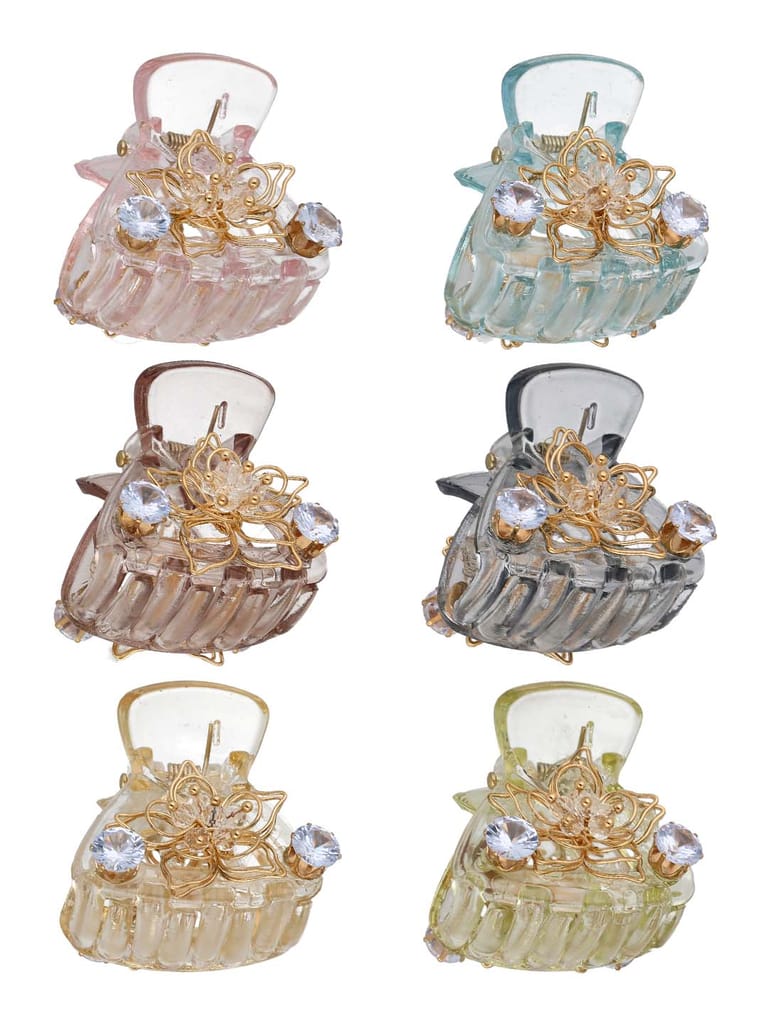 Fancy Butterfly Clip in Assorted color - CNB37599