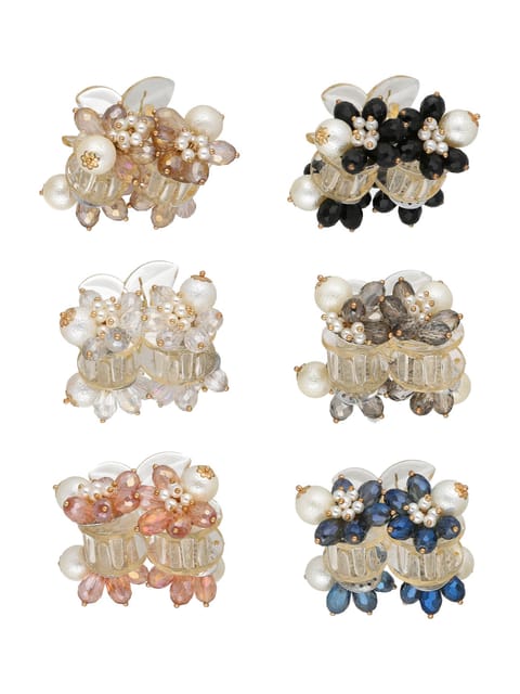 Fancy Butterfly Clip in Assorted color - CNB37622