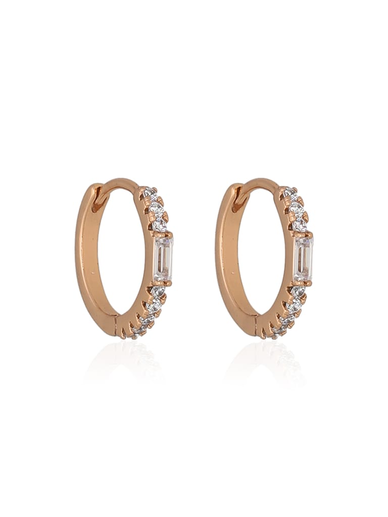 AD / CZ Bali / Hoops in Gold finish - CNB36604