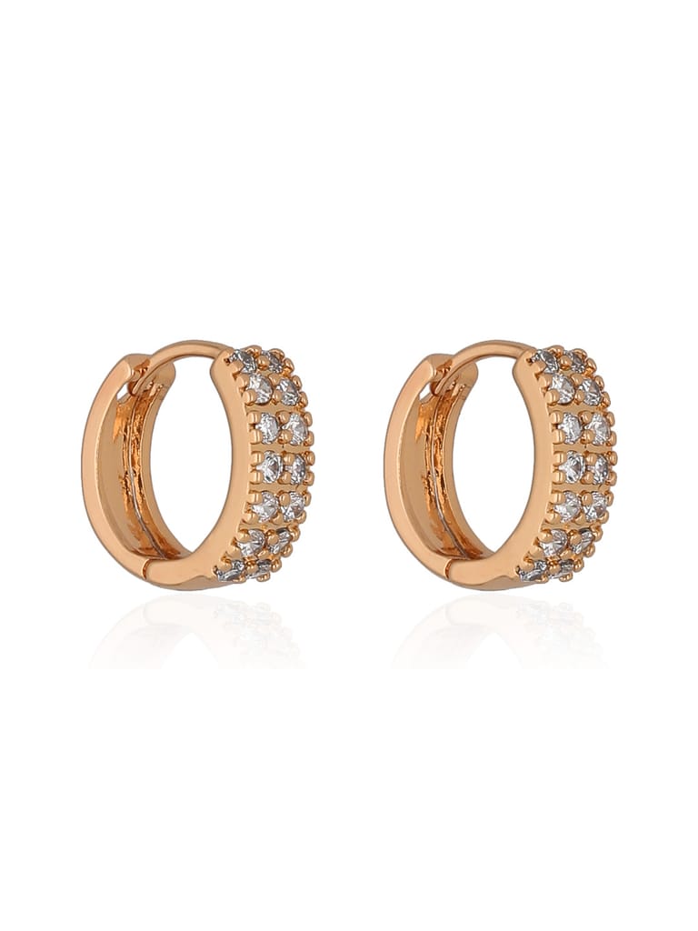 AD / CZ Bali / Hoops in Gold finish - CNB36616