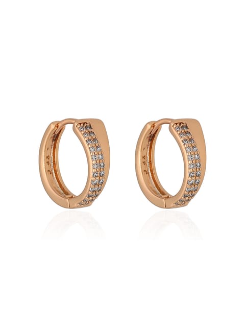 AD / CZ Bali / Hoops in Gold finish - CNB36617