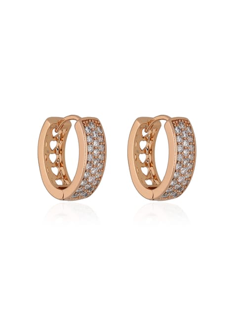 AD / CZ Bali / Hoops in Gold finish - CNB36621