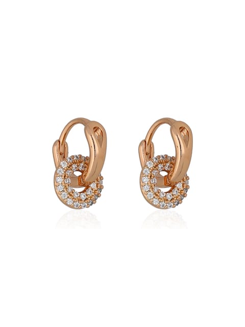 AD / CZ Bali / Hoops in Gold finish - CNB36623