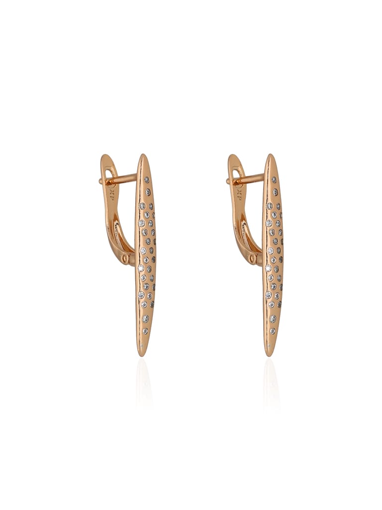 AD / CZ Bali / Hoops in Gold finish - CNB36629