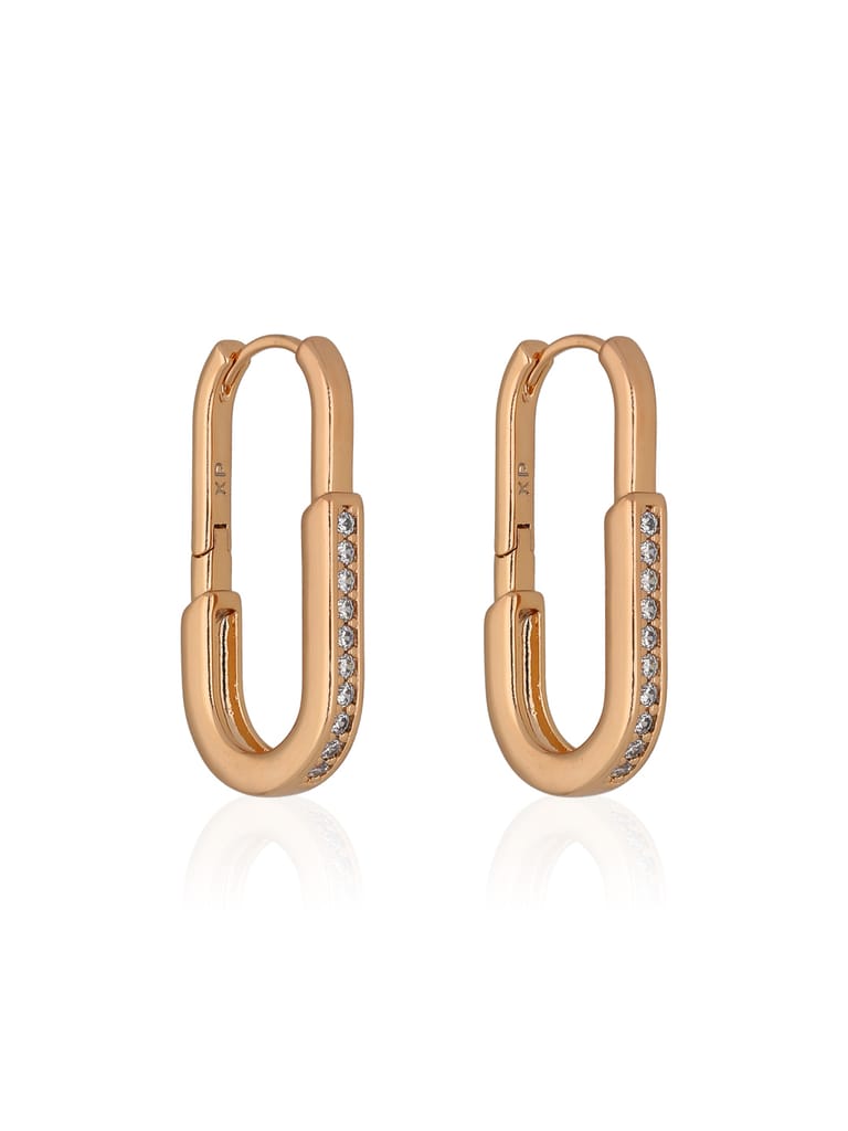 AD / CZ Bali / Hoops in Gold finish - CNB36636