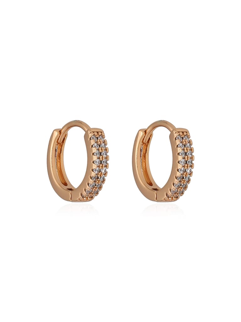 AD / CZ Bali / Hoops in Gold finish - CNB36641
