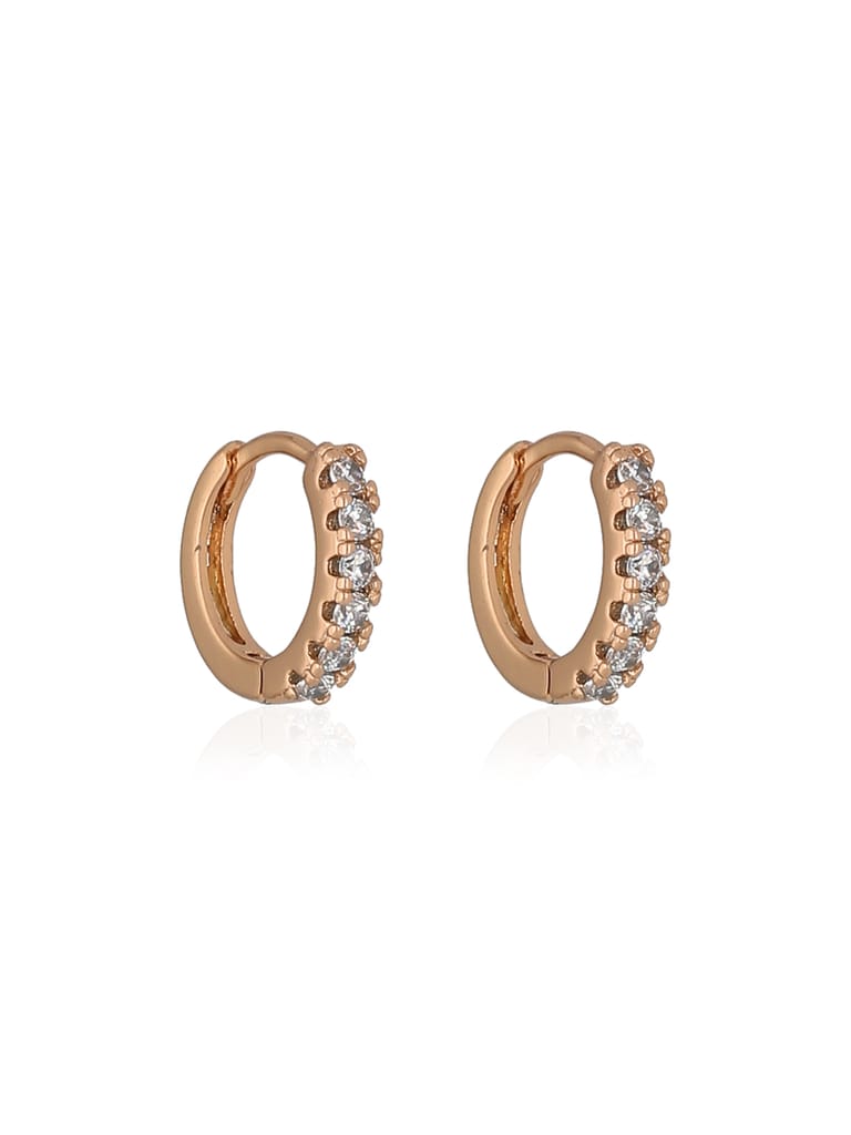 AD / CZ Bali / Hoops in Gold finish - CNB36642
