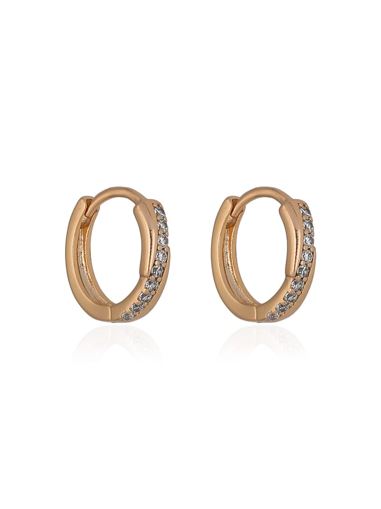 AD / CZ Bali / Hoops in Gold finish - CNB36644
