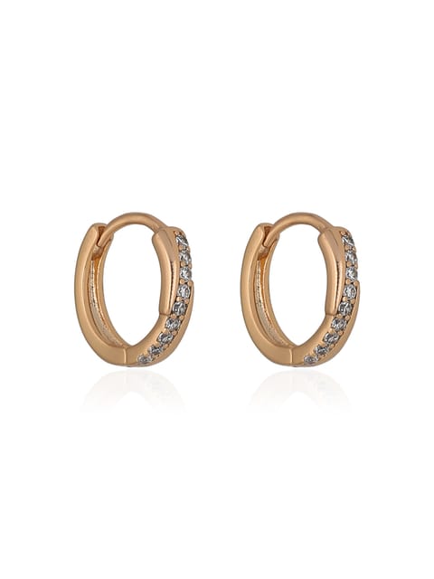 AD / CZ Bali / Hoops in Gold finish - CNB36644