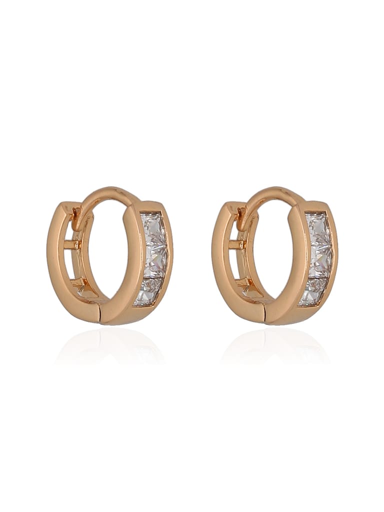 AD / CZ Bali / Hoops in Gold finish - CNB36660