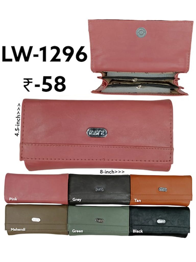 Ladies Wallet in Assorted color - LW-1296