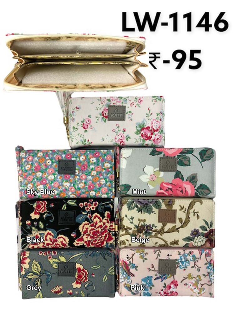 Ladies Wallet in Assorted color - LW-1146