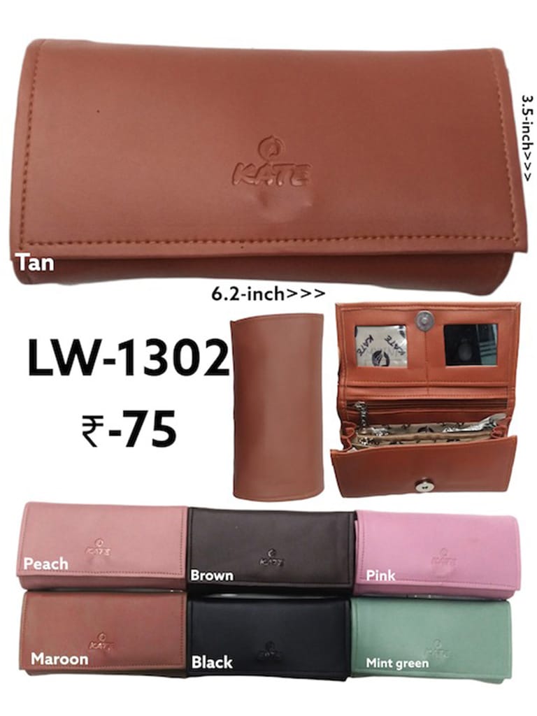 Ladies Wallet in Assorted color - LW-1302