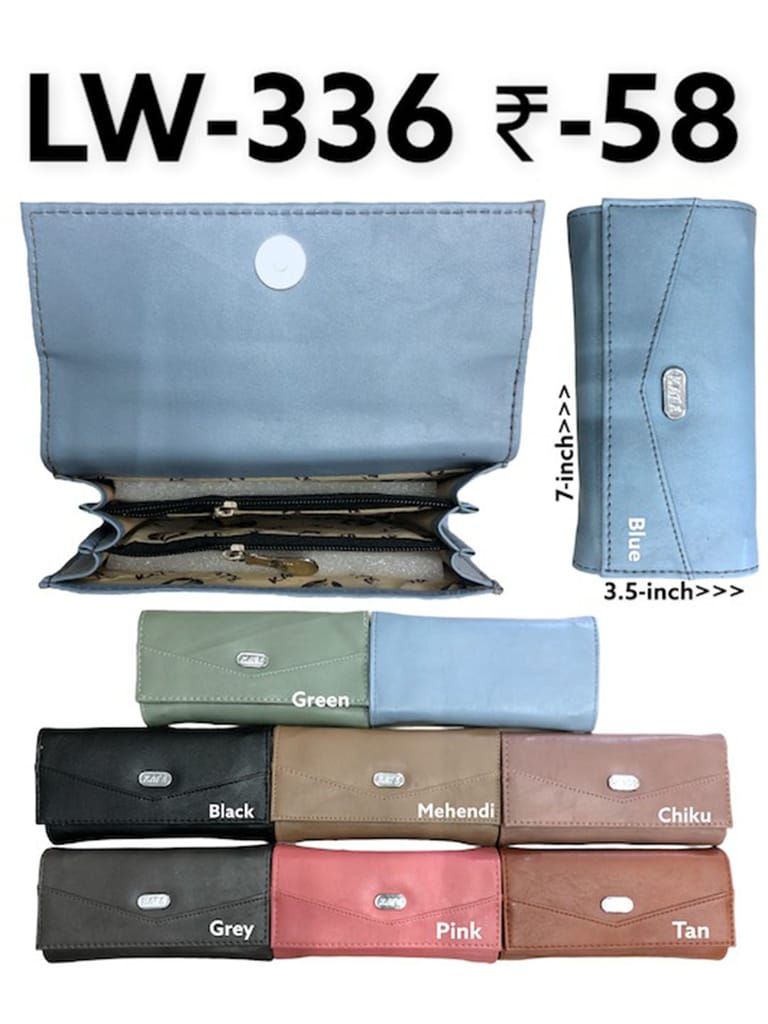 Ladies Wallet in Assorted color - LW-336