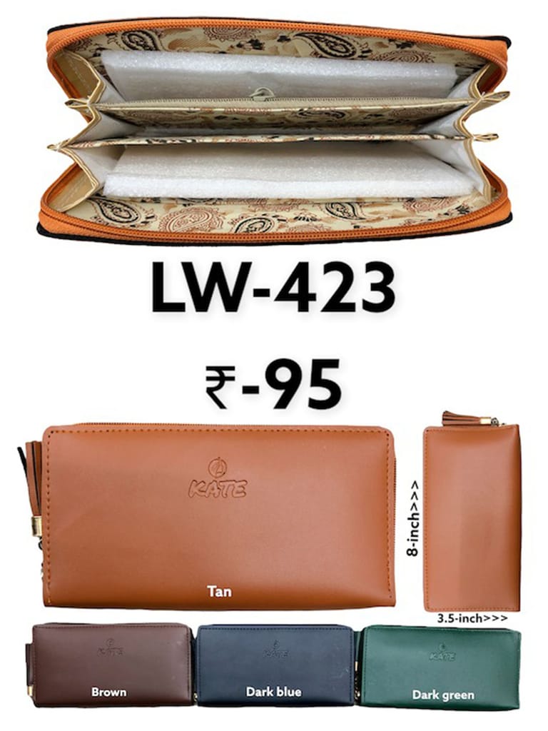 Ladies Wallet in Assorted color - LW-423